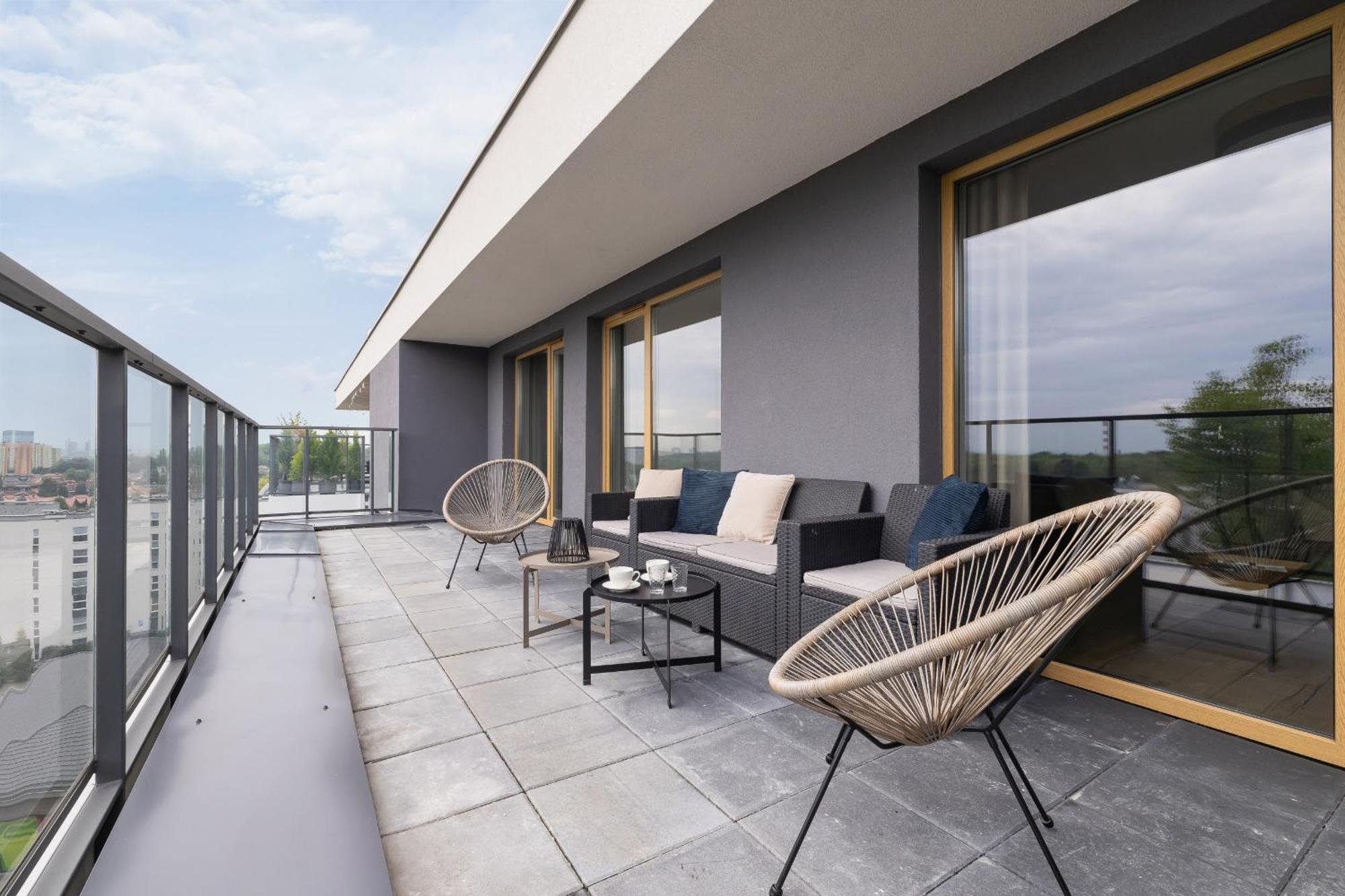 Stylowy Apartament Z Dwiema Sypialniami Balkonem I Parkingiem By Noclegi Renters Katowice Eksteriør bilde
