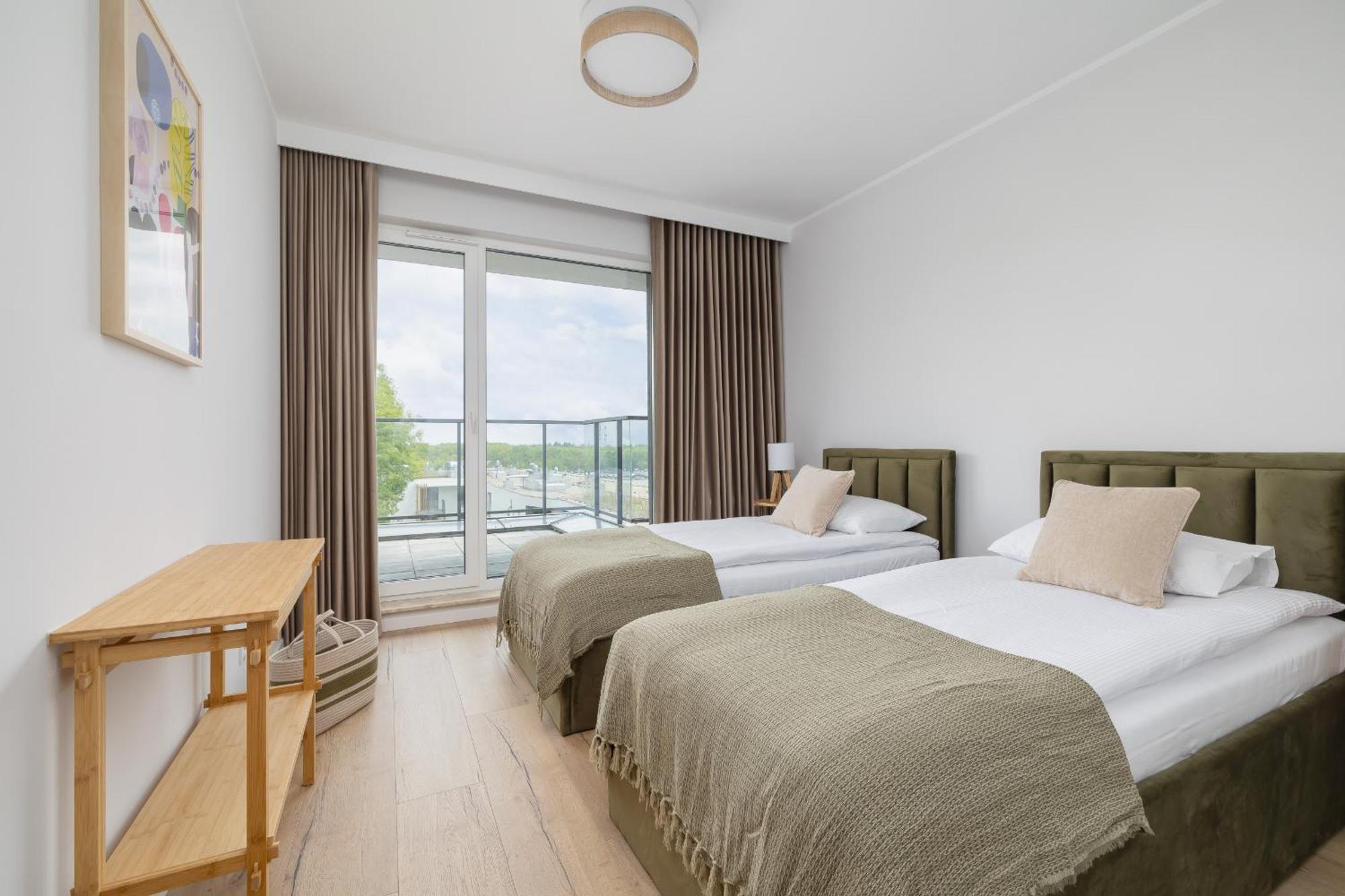 Stylowy Apartament Z Dwiema Sypialniami Balkonem I Parkingiem By Noclegi Renters Katowice Eksteriør bilde